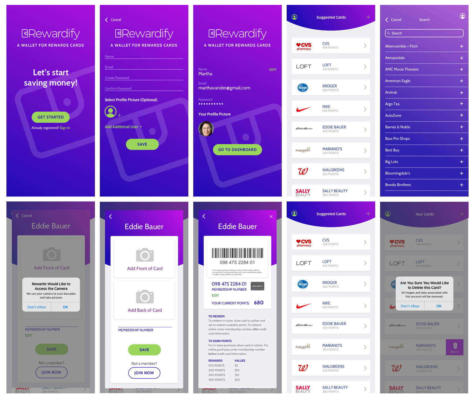 High Fidelity Visual Design